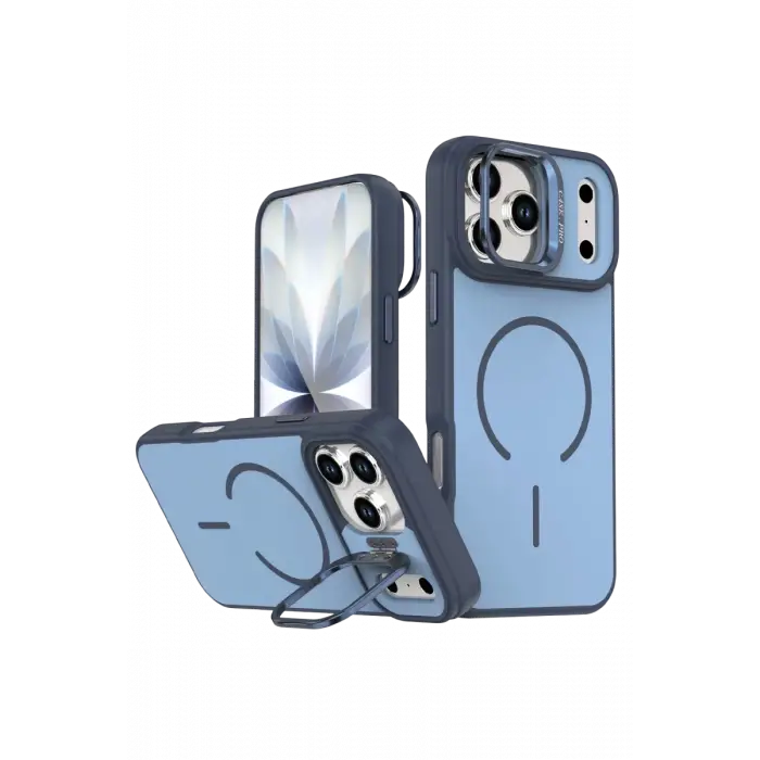Mey İthalat®   iPhone 17 Pro Max Flexa Magsafe Kapak - Mavi