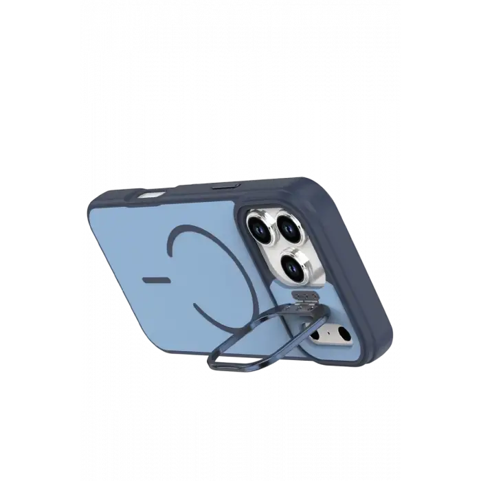 Mey İthalat®   iPhone 17 Pro Max Flexa Magsafe Kapak - Mavi