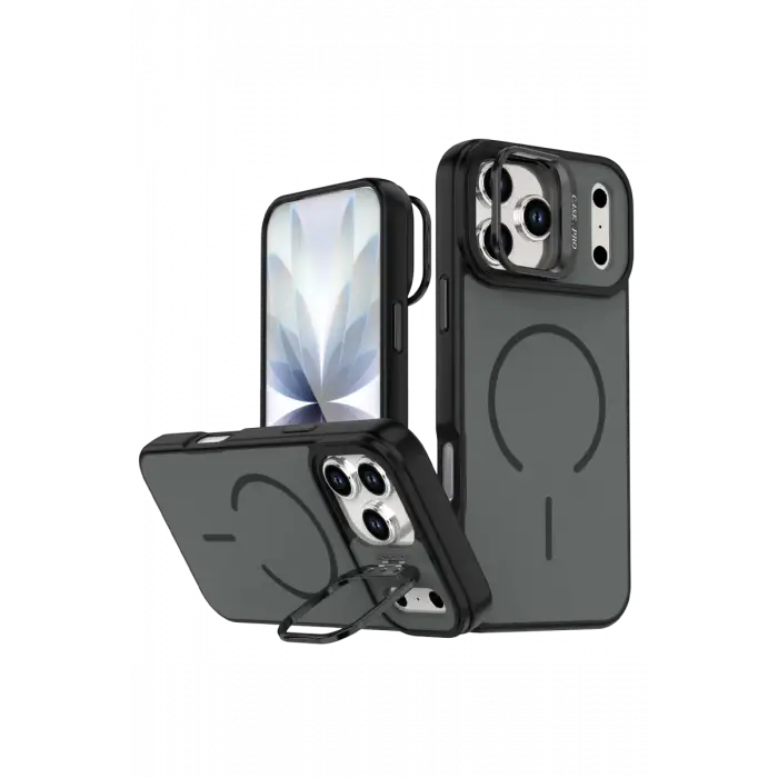 Mey İthalat®   iPhone 17 Pro Max Flexa Magsafe Kapak - Siyah