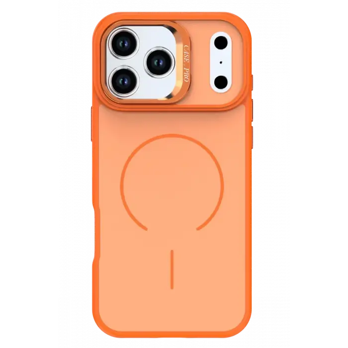 Mey İthalat®   iPhone 17 Pro Max Flexa Magsafe Kapak - Turuncu
