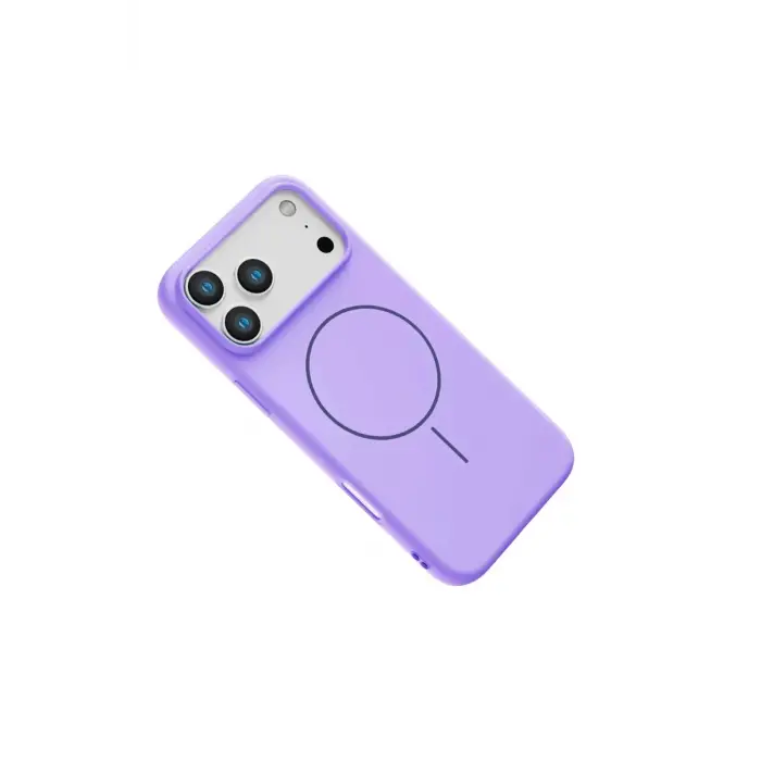 Mey İthalat®   iPhone 17 Pro Max Jully Magsafe Kapak - Lila