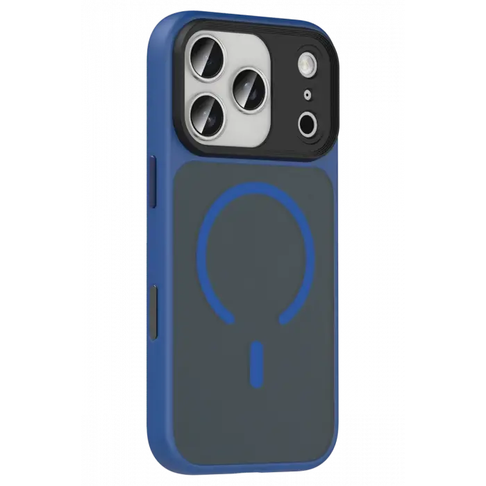 Mey İthalat®   iPhone 17 Pro Max Megane Magsafe Kapak - Lacivert