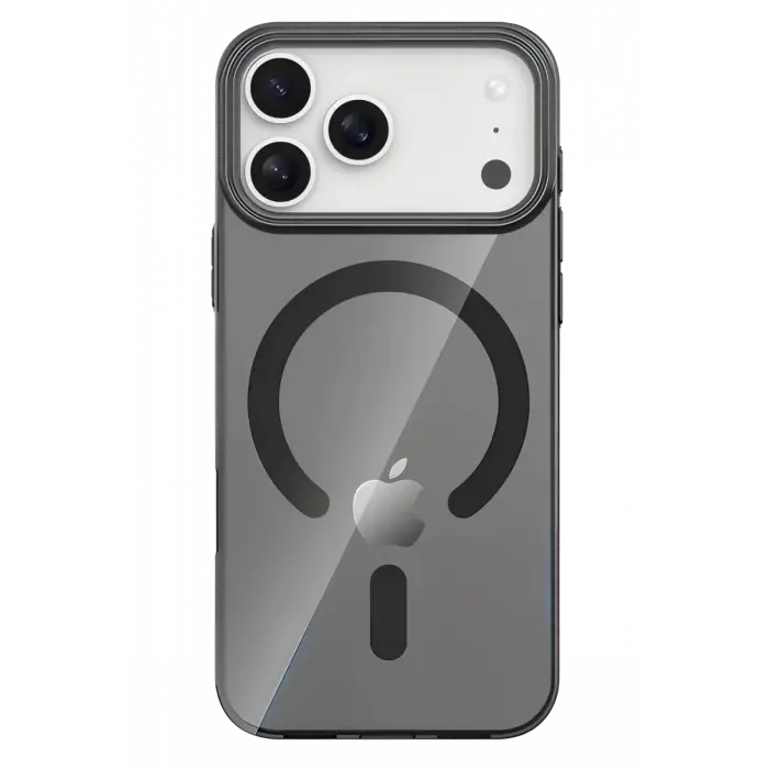 Mey İthalat®   iPhone 17 Pro Max PC Blank Magsafe Kapak - Siyah