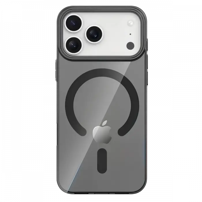 Mey İthalat®   iPhone 17 Pro Max PC Blank Magsafe Kapak - Siyah