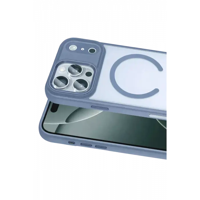 Mey İthalat®   iPhone 17 Pro Max Terea Magsafe Kapak - Açık Mavi