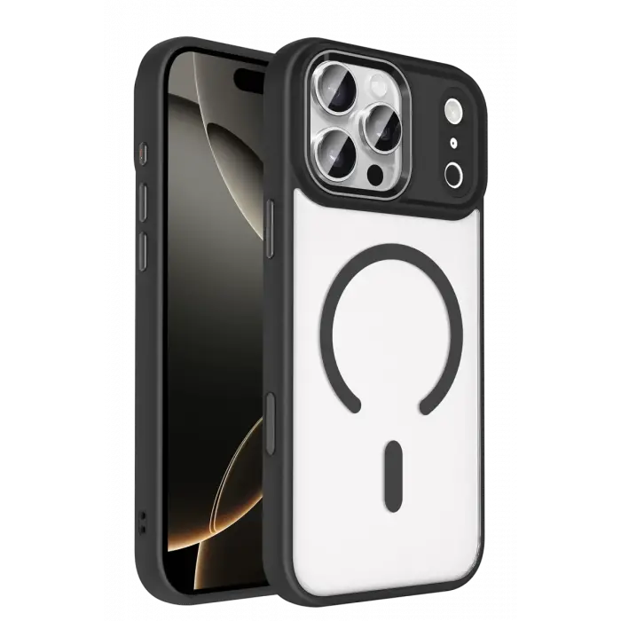 Mey İthalat®   iPhone 17 Pro Max Terea Magsafe Kapak - Siyah