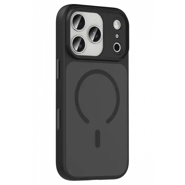 Mey İthalat®   iPhone 17 Pro Megane Magsafe Kapak - Siyah