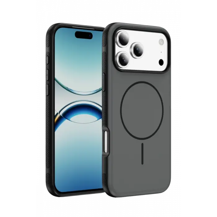 Mey İthalat®   iPhone 17 Pro Neksa Magsafe Kapak - Siyah