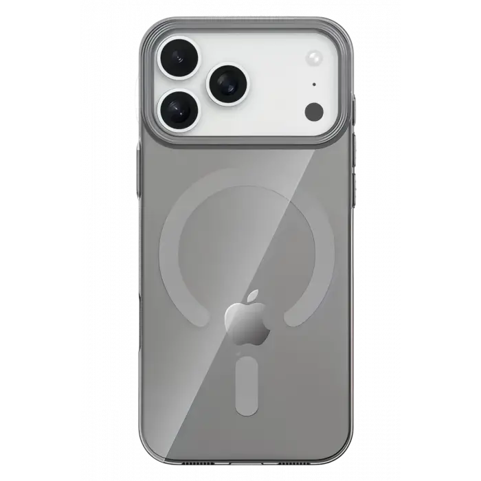 Mey İthalat®   iPhone 17 Pro PC Blank Magsafe Kapak - Natural Grey