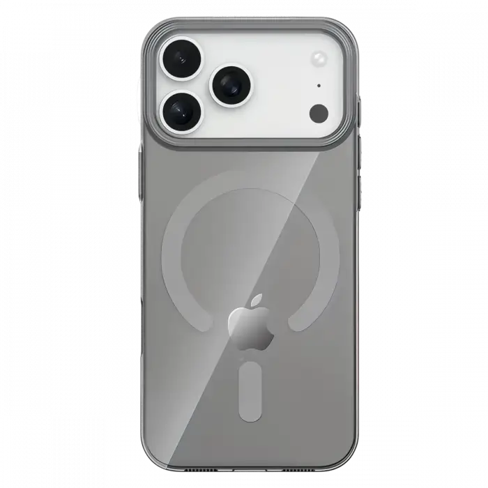 Mey İthalat®   iPhone 17 Pro PC Blank Magsafe Kapak - Natural Grey