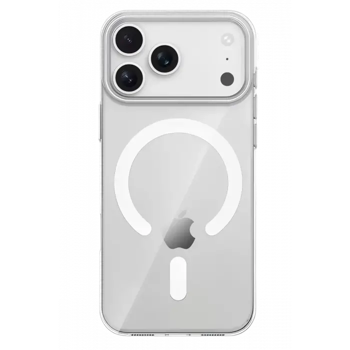 Mey İthalat®   iPhone 17 Pro PC Blank Magsafe Kapak - Şeffaf