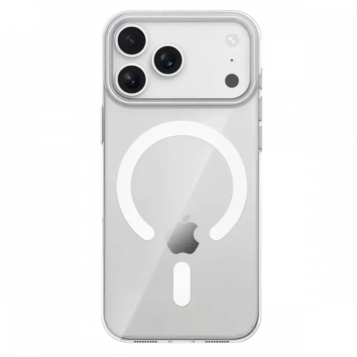 Mey İthalat®   iPhone 17 Pro PC Blank Magsafe Kapak - Şeffaf