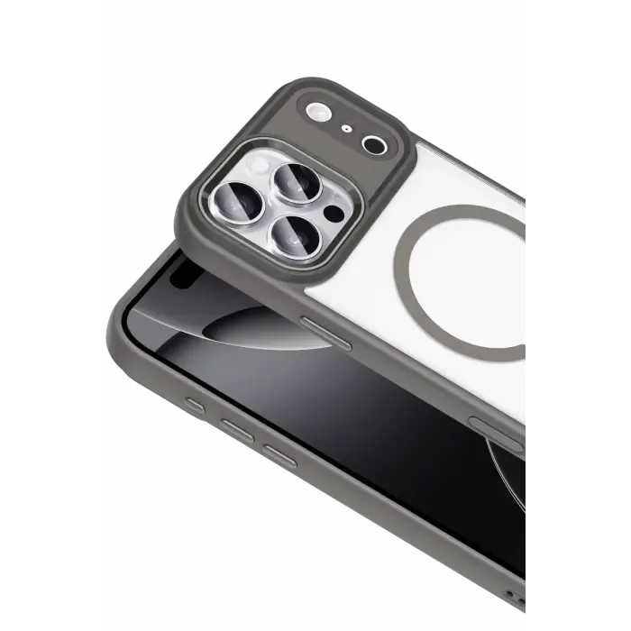 Mey İthalat®   iPhone 17 Pro Terea Magsafe Kapak - Gri