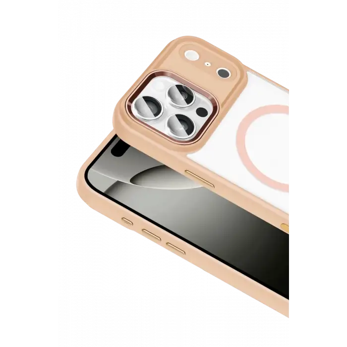 Mey İthalat®   iPhone 17 Pro Terea Magsafe Kapak - Pembe