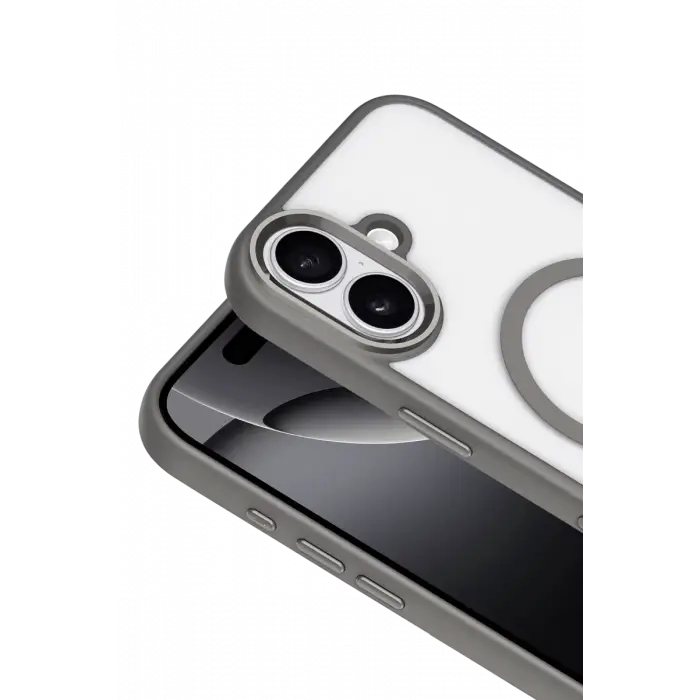 Mey İthalat®   iPhone 17 Terea Magsafe Kapak - Gri
