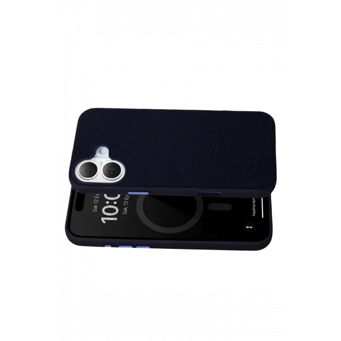 Mey İthalat®   iPhone 17 Vero Magsafe Kapak - Mavi