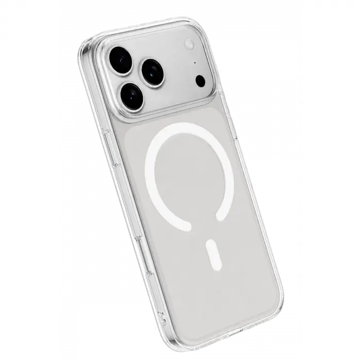 Mey İthalat®  iPhone 18 Pro Combo Sert Şeffaf Magsafe Kapak - Şeffaf