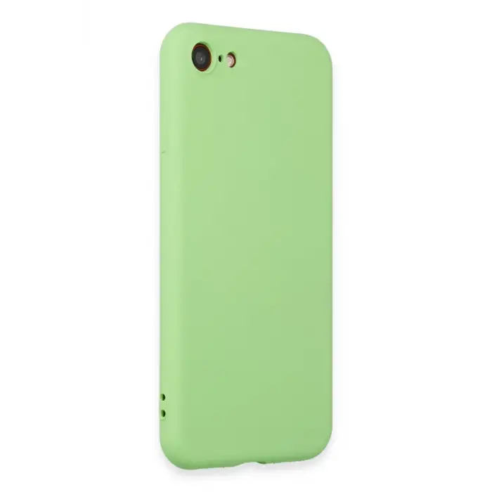 Mey İthalat®   iPhone 7 Kılıf First Silikon - Açık Yeşil