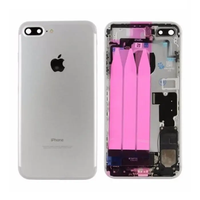 Mey İthalat® iPhone 7 Plus FULL Dolu Kasa (Gümüş)