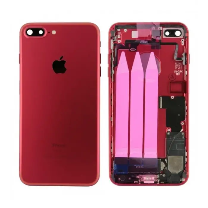 Mey İthalat® iPhone 7 Plus FULL Dolu Kasa (Kırmızı)