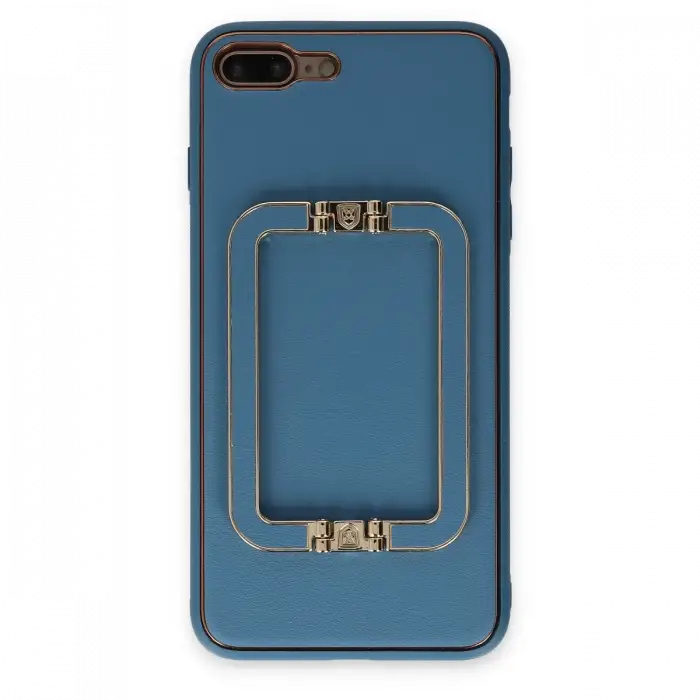 Mey İthalat®  iPhone 7 Plus Kılıf Coco Elit Kapak - Mavi
