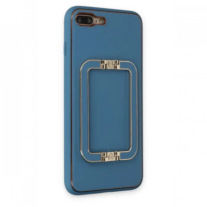 Mey İthalat®  iPhone 7 Plus Kılıf Coco Elit Kapak - Mavi
