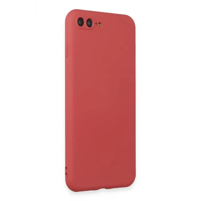 Mey İthalat®   iPhone 7 Plus Kılıf First Silikon - Kiremit