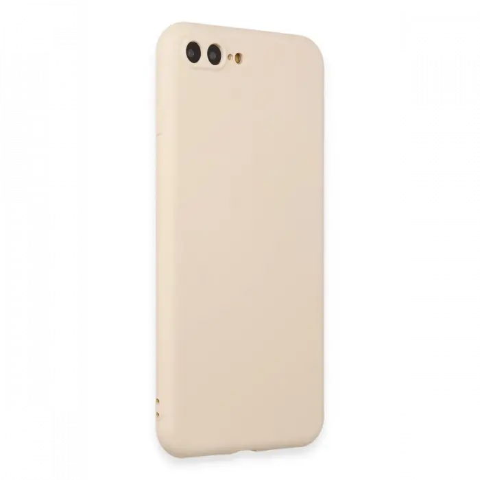 Mey İthalat®  iPhone 7 Plus Kılıf First Silikon - Krem