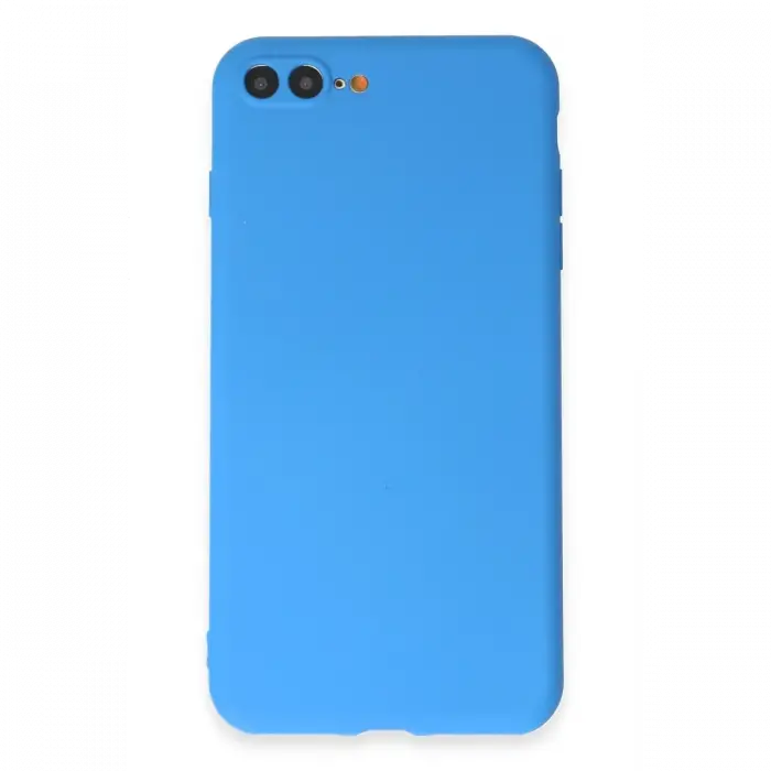 Mey İthalat®  iPhone 7 Plus Kılıf First Silikon - Mavi