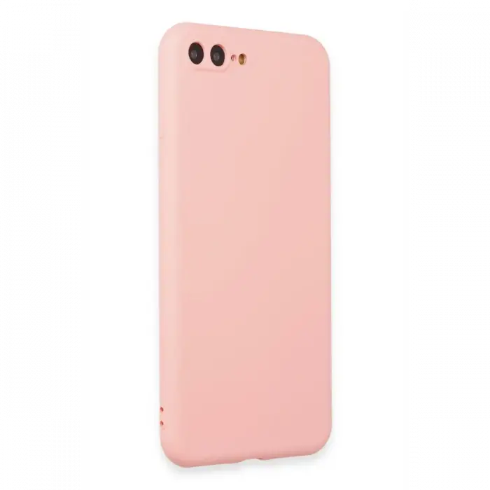 Mey İthalat®  iPhone 7 Plus Kılıf First Silikon - Pudra