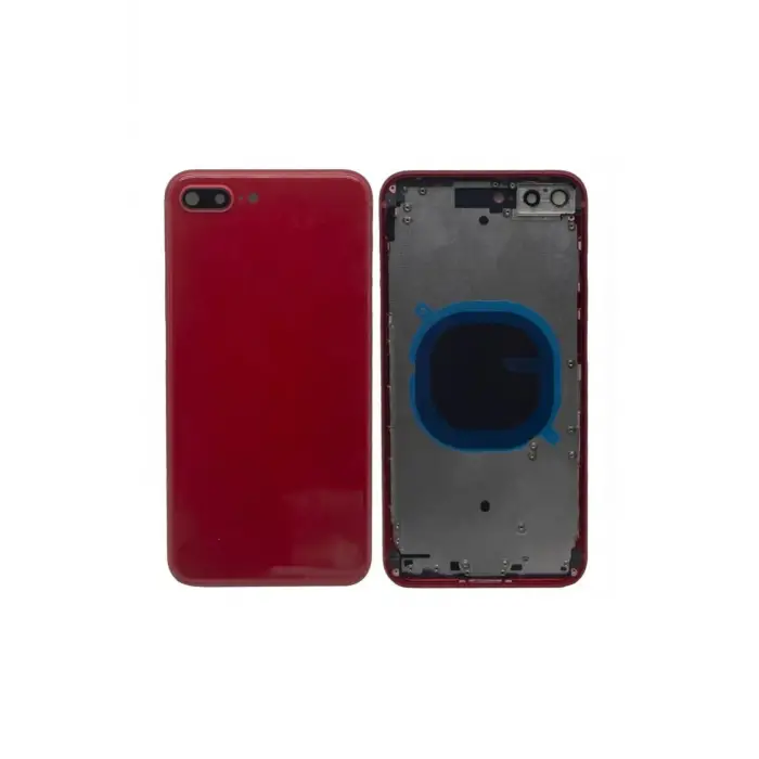 Mey İthalat® iPhone 8 Plus Boş Kasa (Kırmızı)