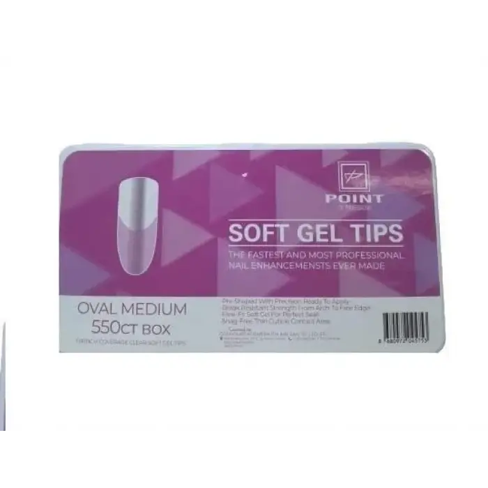 Mey İthalat® Jel Tips Profesyonel Protez Tırnak - 550li Oval Medium