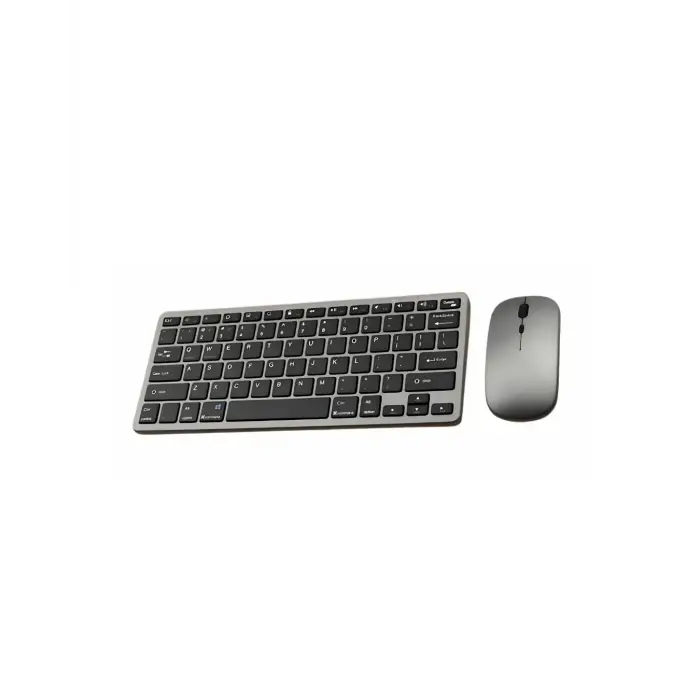 Mey İthalat® Kablosuz Bluetooth Klavye Mouse Seti Şarjlı Tablet Laptop Uyumlu