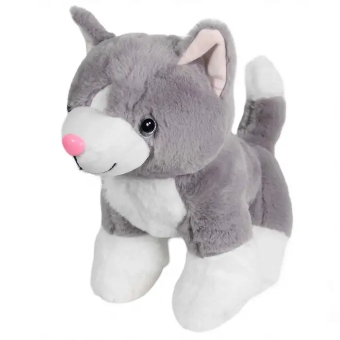 Mey İthalat® Kedi Peluş Gri 36 cm