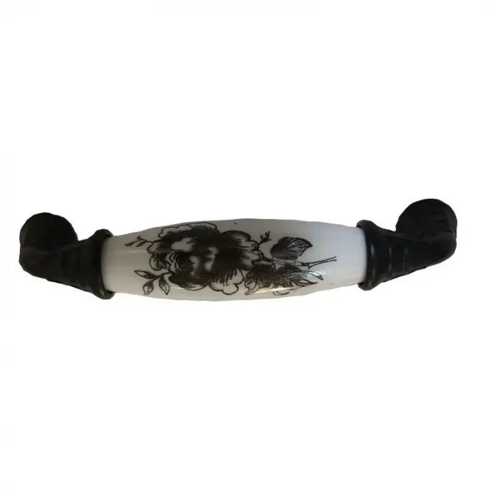 Mey İthalat® Klasik Silindir Kulp Mat Siyah 128 mm