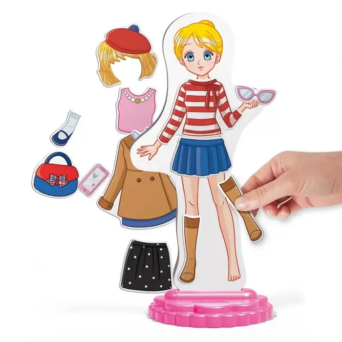 Mey İthalat® Manyetik Moda Bebeği