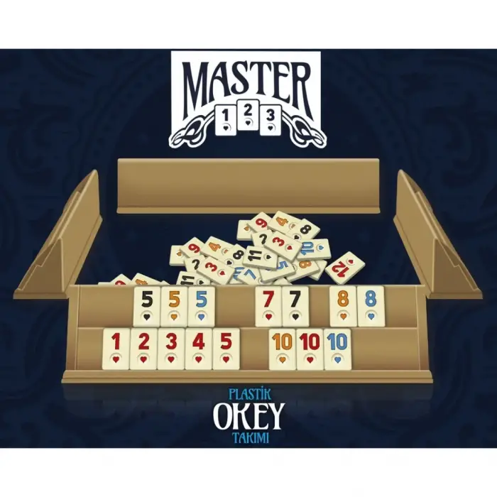 Mey İthalat® Master Plastik Okey Takımı