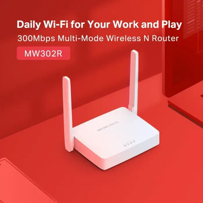Mey İthalat® Mercusys MW302R 300MBPS Wıfı N Router