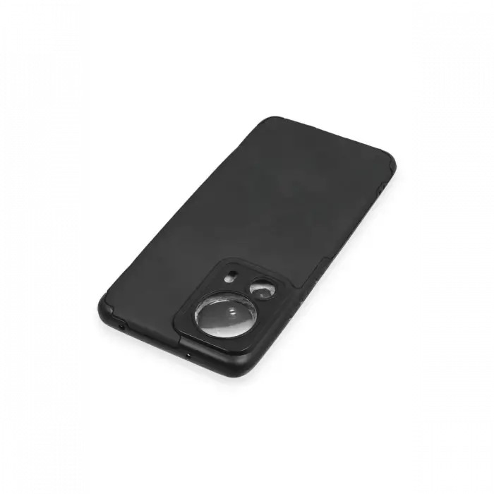 Mey İthalat®  Mi 13 Lite Kılıf Loop Deri Silikon - Siyah