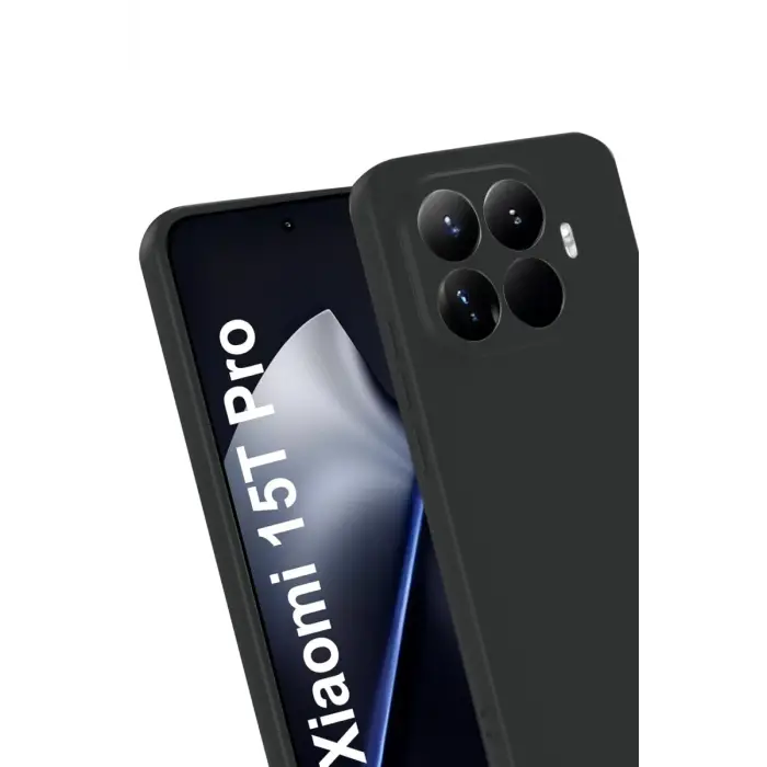 Mi 15T Pro First Silikon - Siyah