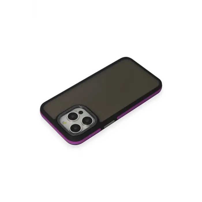 Mey İthalat®   iPhone 13 Pro Max Harvel Kapak - Derin Mor