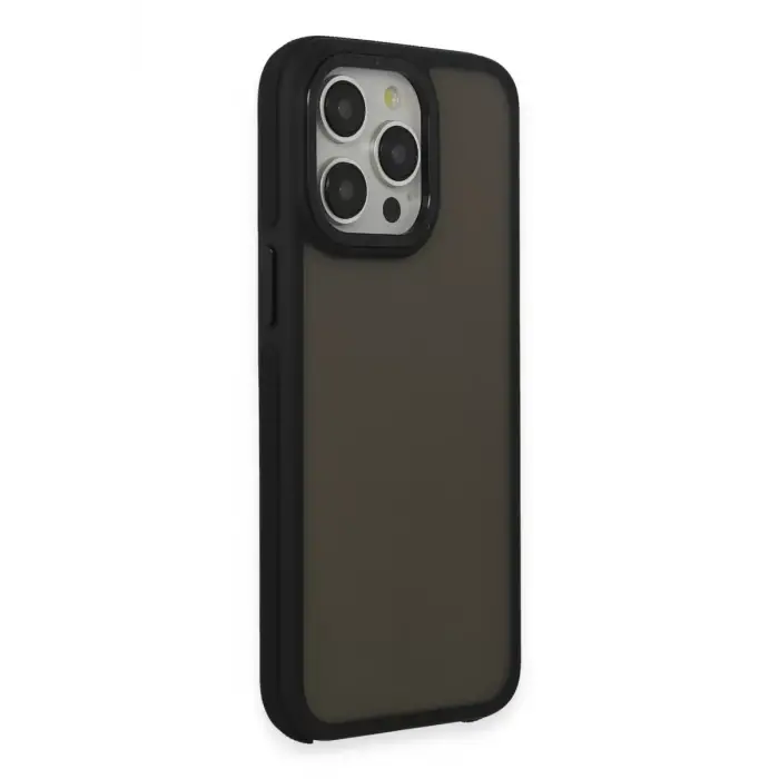 Mey İthalat®   iPhone 13 Pro Max Harvel Kapak - Siyah