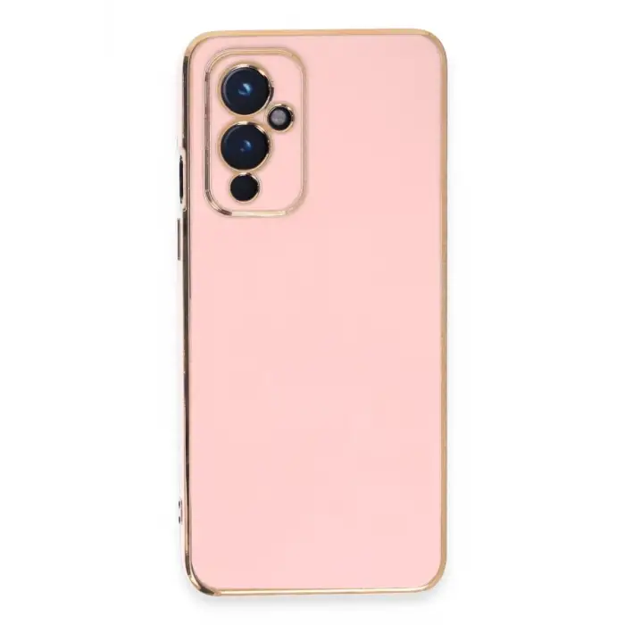 Mey İthalat®  One Plus 9 Kılıf Volet Silikon - Pembe