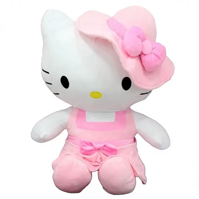 Mey İthalat® Peluş Hello Kitty Elbiseli Şapkalı 36 cm