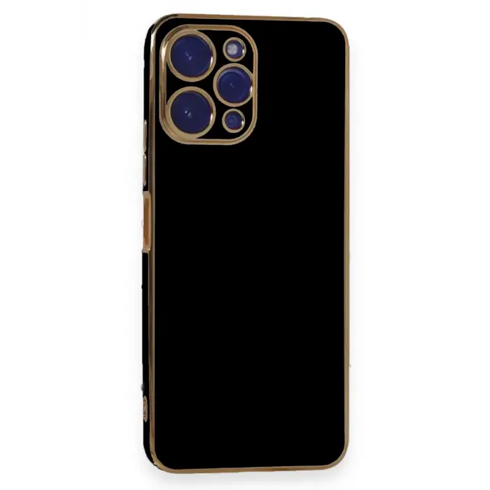 Mey İthalat®   Poco M6 Pro 5G Kılıf Volet Silikon - Siyah