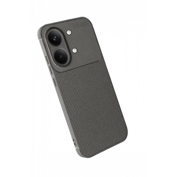 Mey İthalat®   Poco X8 Pro Max Auto Focus Karbon Kapak - Gri