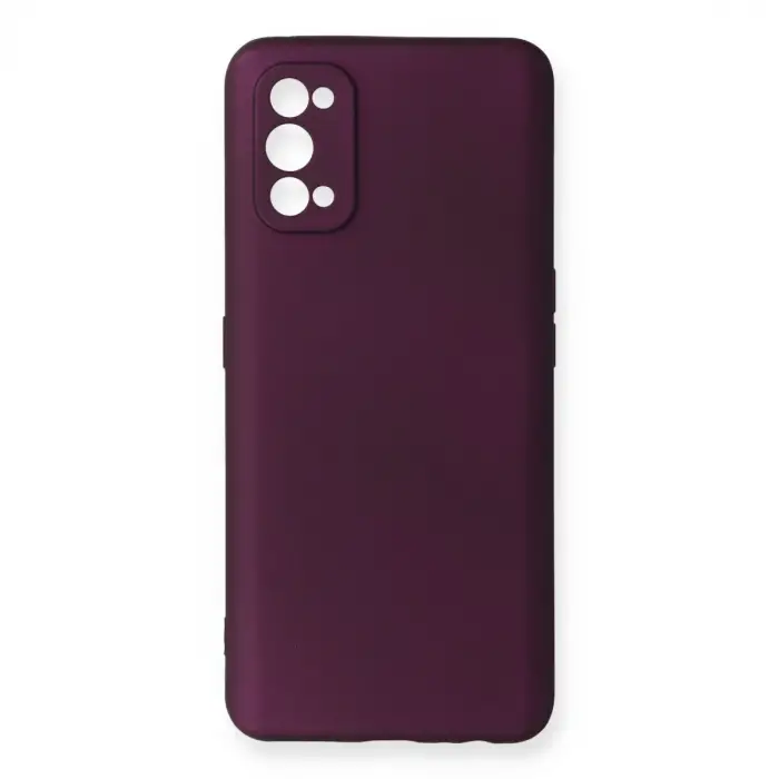 Mey İthalat®  Realme 7 Pro Kılıf First Silikon - Mürdüm