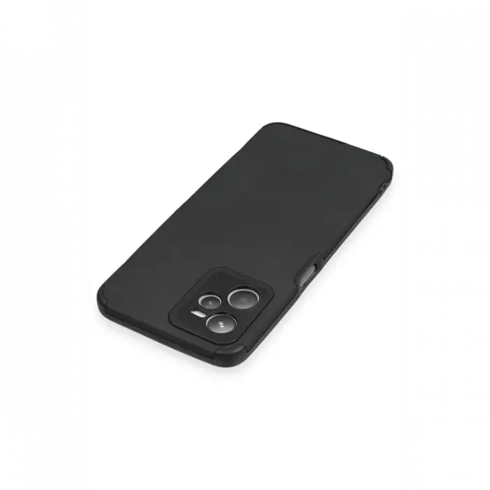 Mey İthalat® Realme C35 Kılıf Loop Deri Silikon - Siyah