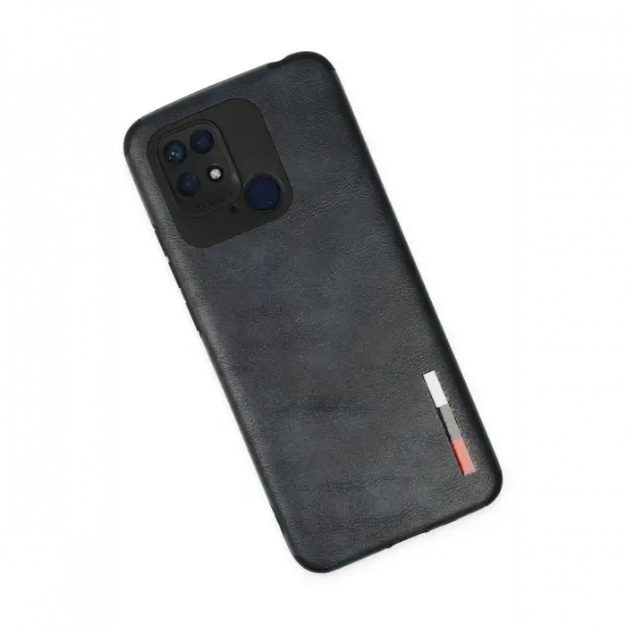 Mey İthalat®  Redmi 10C Kılıf Loop Deri Silikon - Lacivert