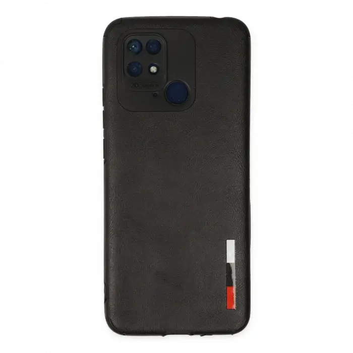 Mey İthalat®  Redmi 10C Kılıf Loop Deri Silikon - Siyah